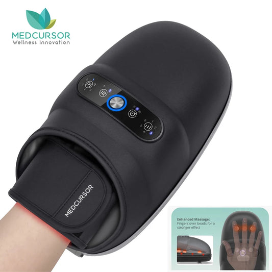 Medcursor Wireless Electric Hand Massager With Air Compression AcupointNumbnessRelief