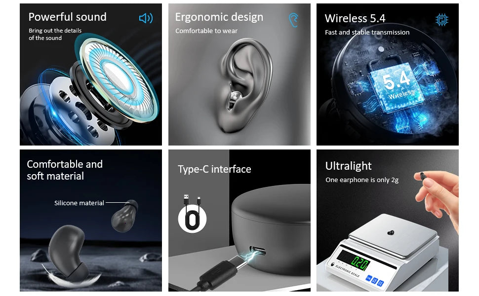 SHUKE SK26 Bluetooth 5 4 Wireless Earphones ANC With Bass