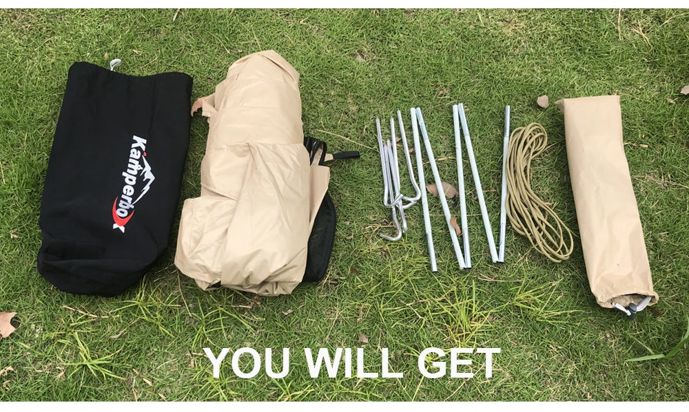 Kamperbox Ultralight Tent  Camping Tents Outdoor Camping Pole less Tent MT380