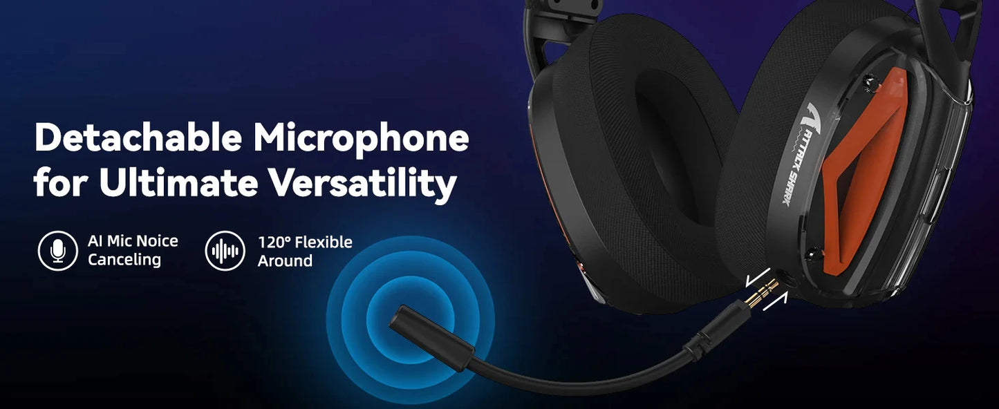 Attack Shark L60 Ultra Light Tri Mode Wireless Headset