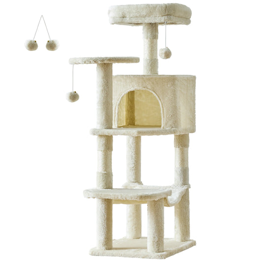 JHK Multi Cat Climbing Cat Tree Tower Sisal Scratching Posts