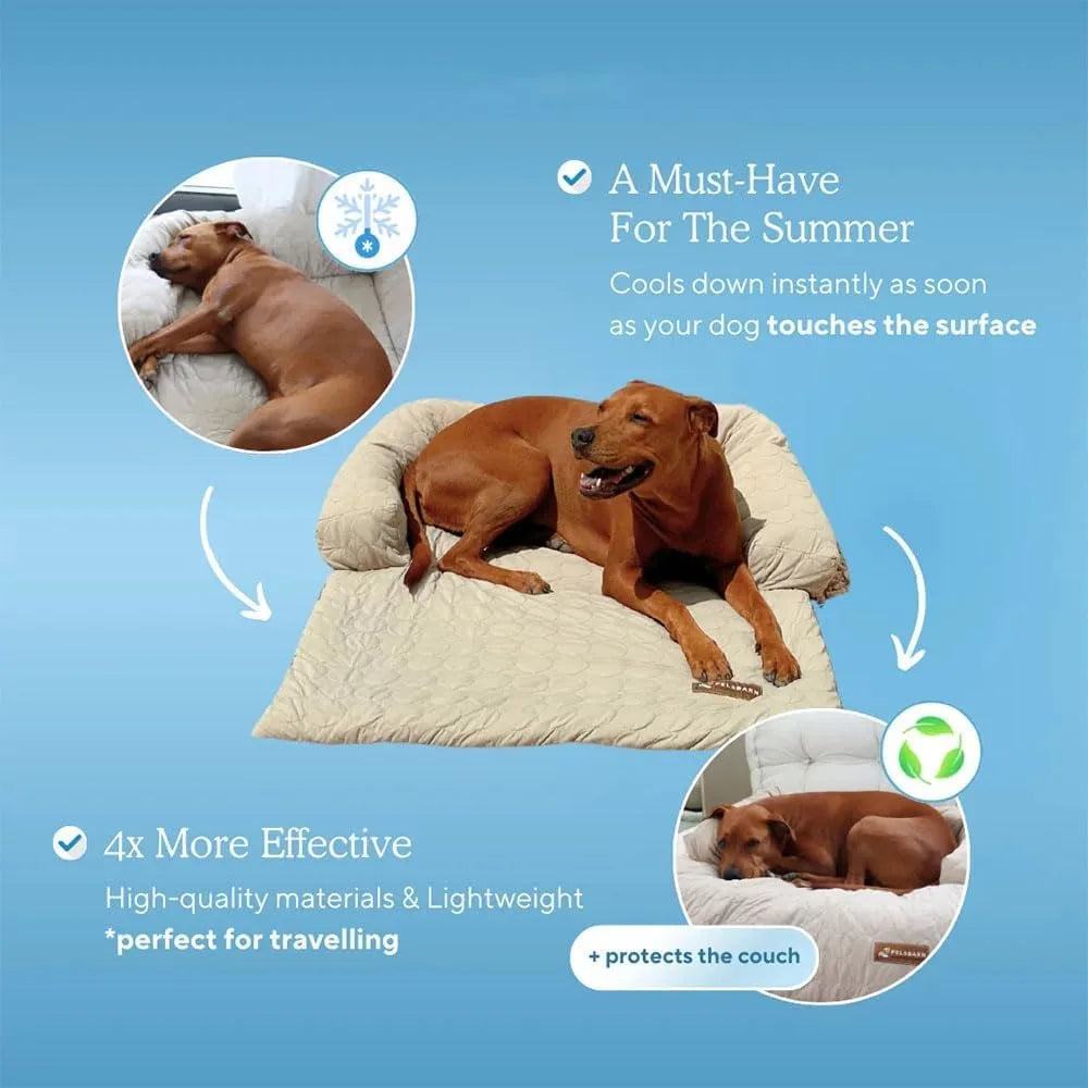 Chill Max Cooling Dog Mattress for Breathable Washable Comfort