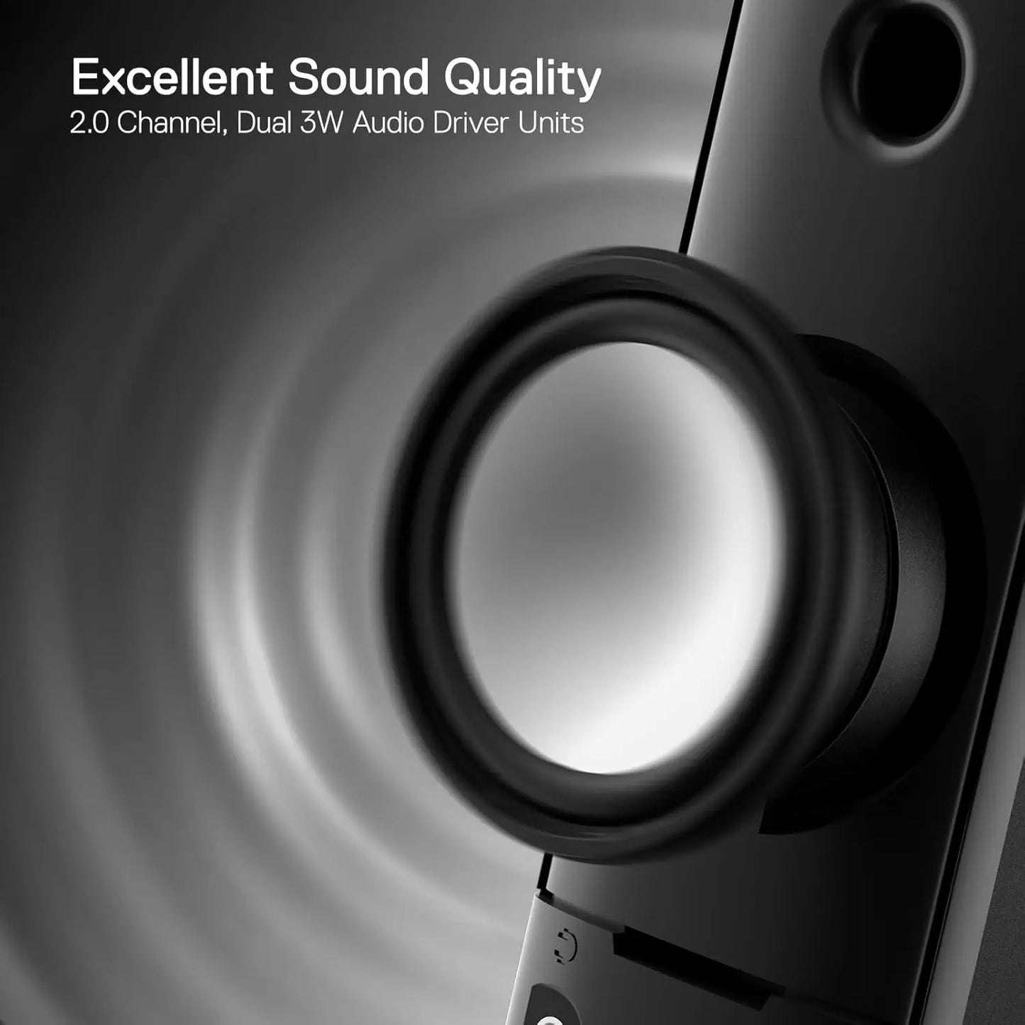 Redragon GS550 2.0 Channel PC Gaming Speakers Sound Bar