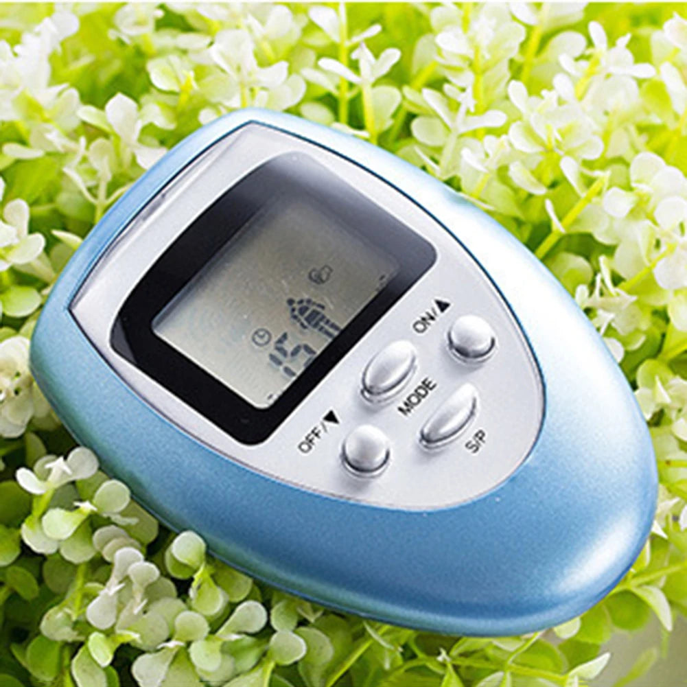 8 Modes Tens Muscle Stimulator Massage Machine For Pain Relief And Physiotherapy With Power Off