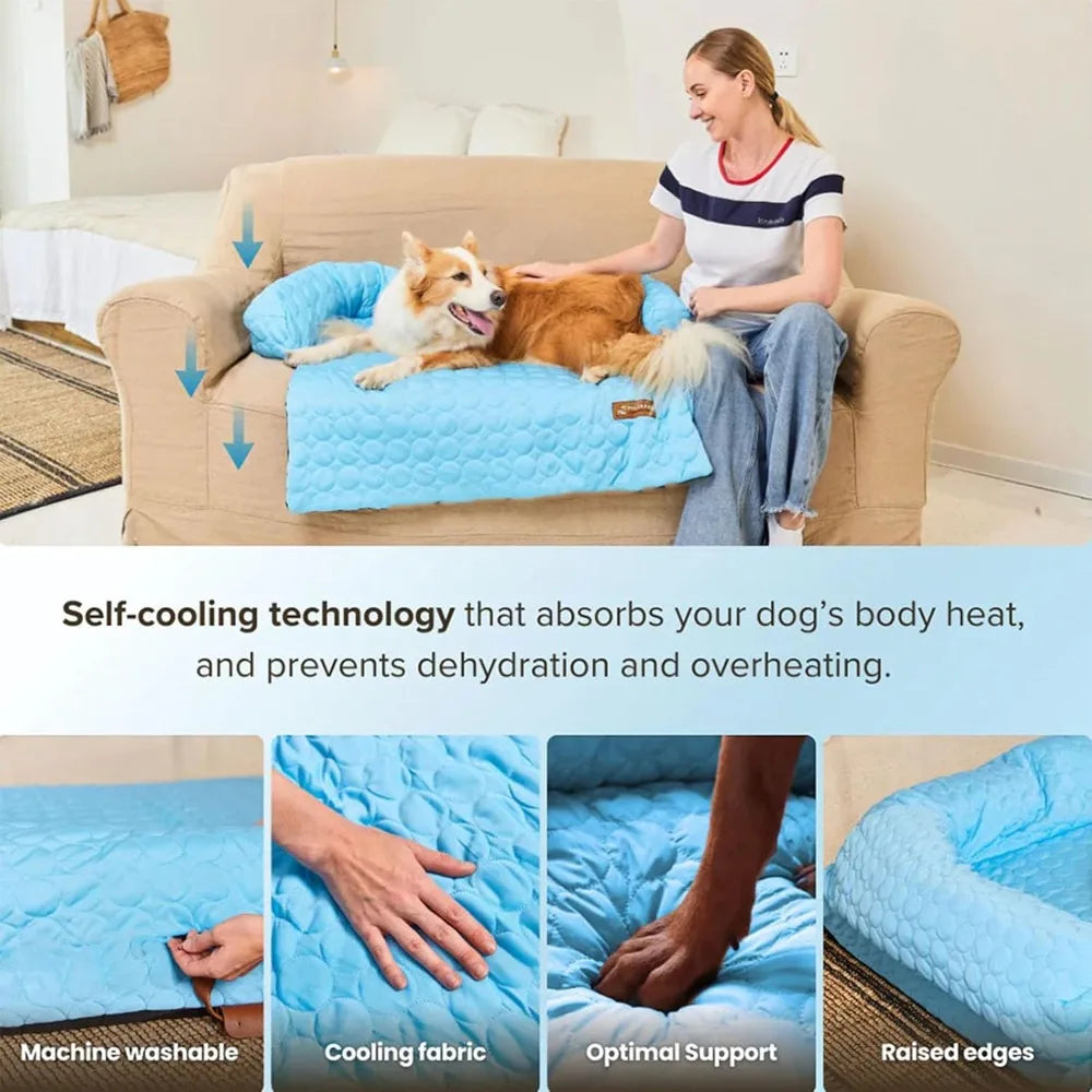 Chill Max Cooling Dog Mattress for Breathable Washable Comfort