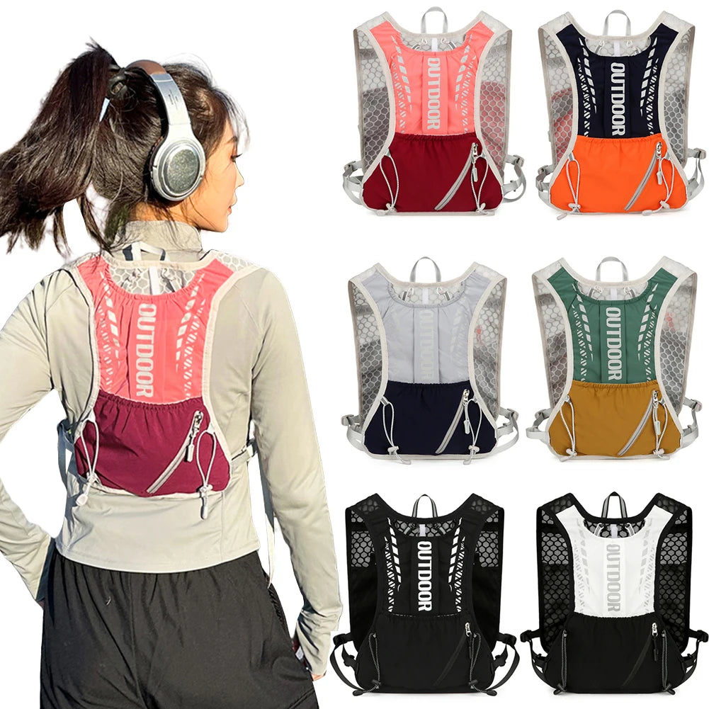 Shunmaii Hydration Running Vest Lightweight Reflective for Outdoors