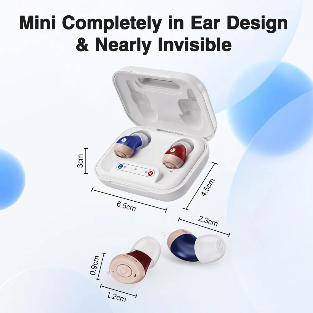 Hign-concerned JINGHAO Rechargeable In Ear Hearing Aids With Enhanced Amplification